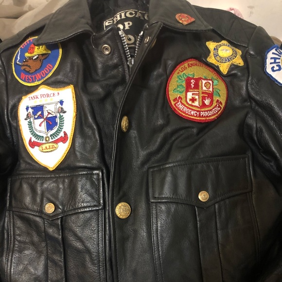 chicago cop shop Other - Rare Chicago cop leather jacket